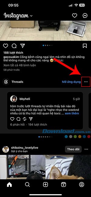 Cách Ẩn Bài Viết và Thông Báo Threads Trên Instagram