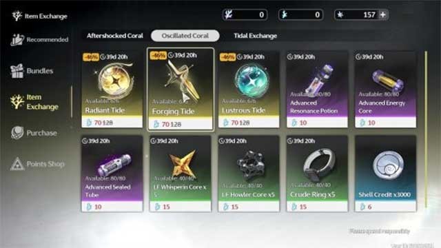 Mua Forging Tides từ Aftershocked Coral, Oscillated Coral và Tidal Exchange