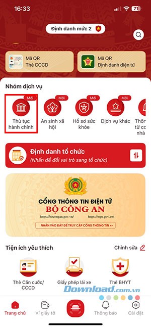 Hướng dẫn nhập khẩu vợ về nhà chồng trên VNeID