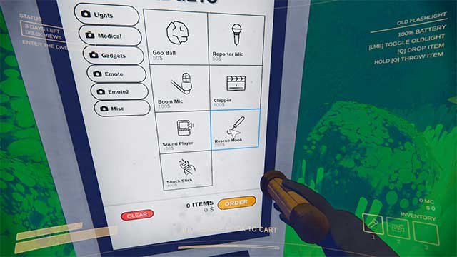 Bạn có thể mua Rescue Hook trong mục Gadgets của cửa hàng game