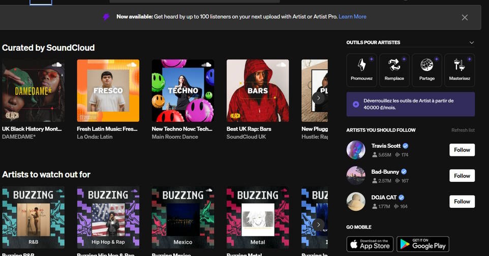 Trang chủ SoundCloud