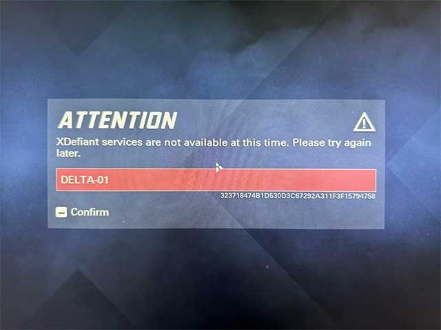 Lỗi Delta-01 thường xảy ra khi bạn cố gắng tham gia máy chủ trong XDefiant
