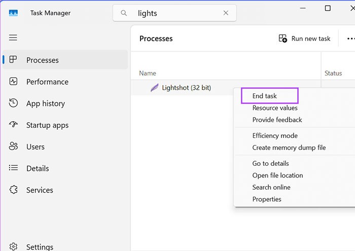 Sửa lỗi Lightshot không hoạt động trên Windows - Hướng dẫn chi tiết