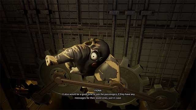 Sử dụng hướng dẫn từ Training Cassette để dừng bánh răng thang máy