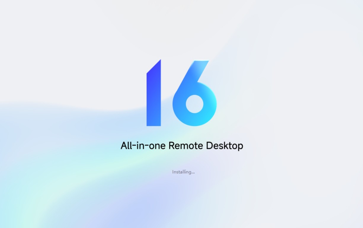 Màn hình đợi cài đặt AweSun hoàn tất