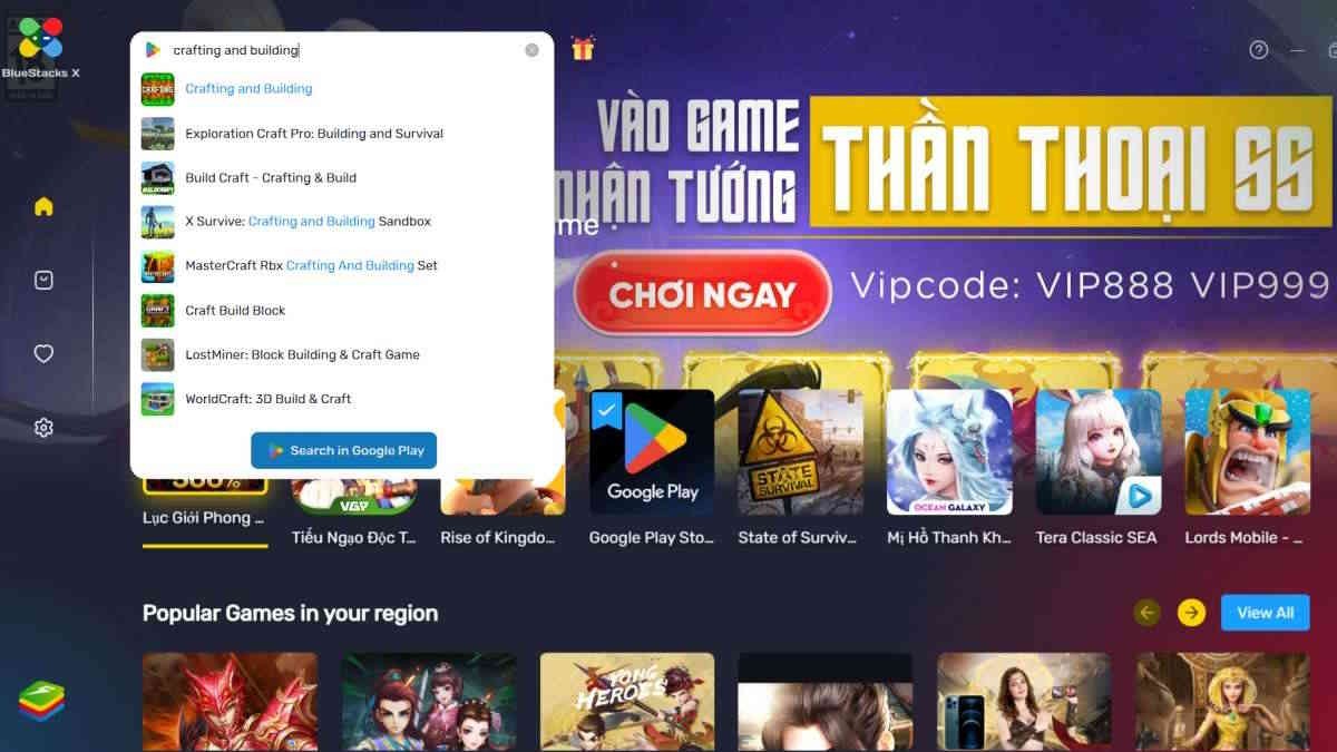 Tìm kiếm Craft and Building trên BlueStacks