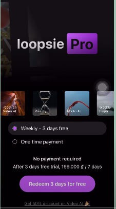 Dùng thử 3 ngày miễn phí