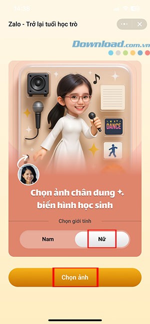 tao anh bien hinh hoc sinh voi zalo ai 2*521789