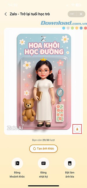 tao anh bien hinh hoc sinh voi zalo ai 4*521790