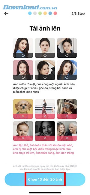 tao anh profile han quoc bang Snow AI 5*419866