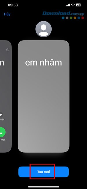 tao ap phich lien he contact poster iOS 17 3*435150