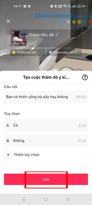 tao binh chon livestream TikTok 5*405235