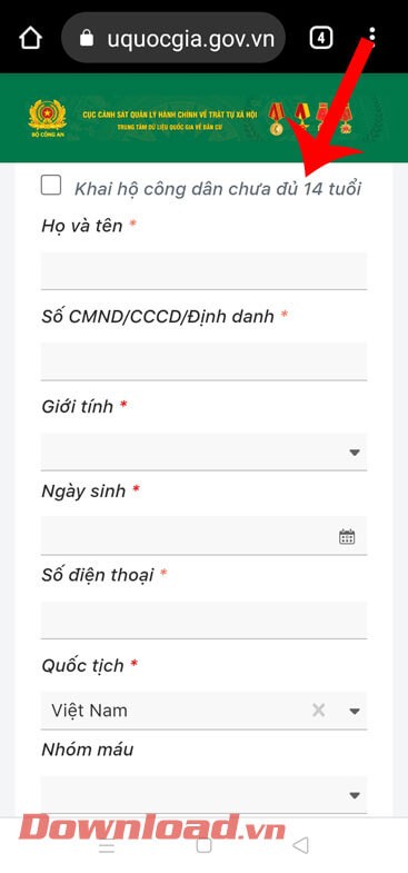 Tạo Mã QR Chuyển Hướng Nội Địa - Suckhoe.DancuQuocgia.gov.vn