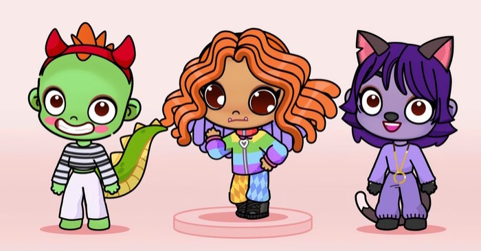 Tạo hình nhân vật Avatar World giống trong Poppy Playtime