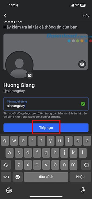 tao trang ca nhan moi voi tai khoan Facebook chinh 5*433166