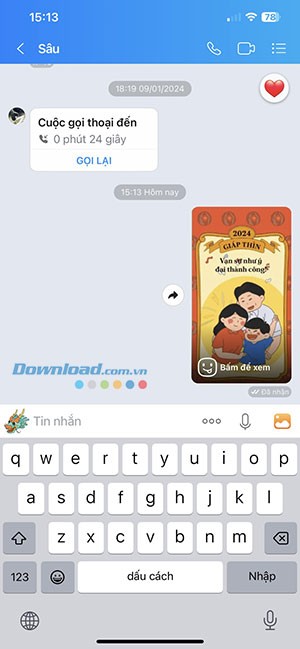 cach gui sticker Giap Thin tren Zalo 4*457857