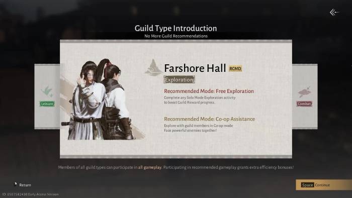 Hướng dẫn tạo và tham gia bang hội trong Where Winds Meet