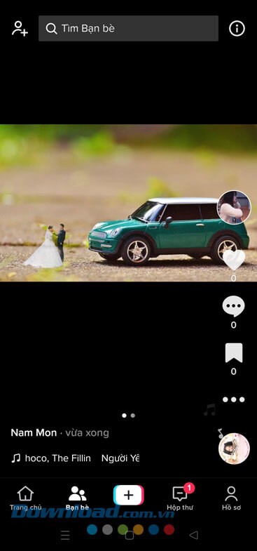 Video chuyển ảnh trên TikTok