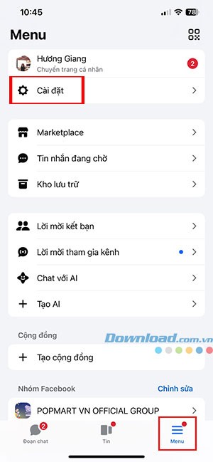 tat thong bao facebook messenger khi dang xuat 1*521748