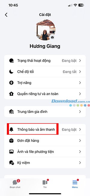 tat thong bao facebook messenger khi dang xuat 2*521746