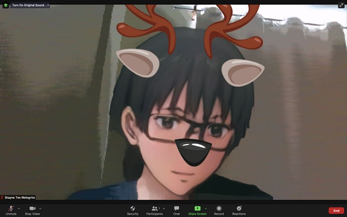 Mọi người có thể sử dụng kết hợp các bộ lọc từ Zoom và Snap Camera để tăng thêm hiệu ứng