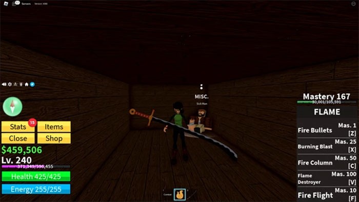 Cách Thu Thập Kiếm Trong Blox Fruits - Hướng Dẫn Chi Tiết