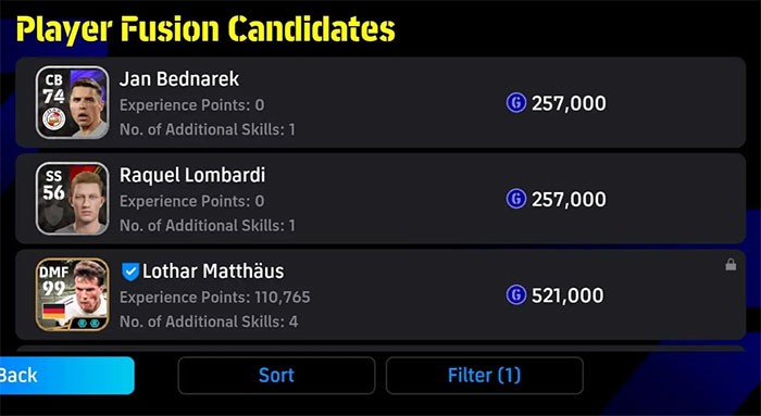 Player Fusion eFootball 2025: Hướng dẫn chi tiết