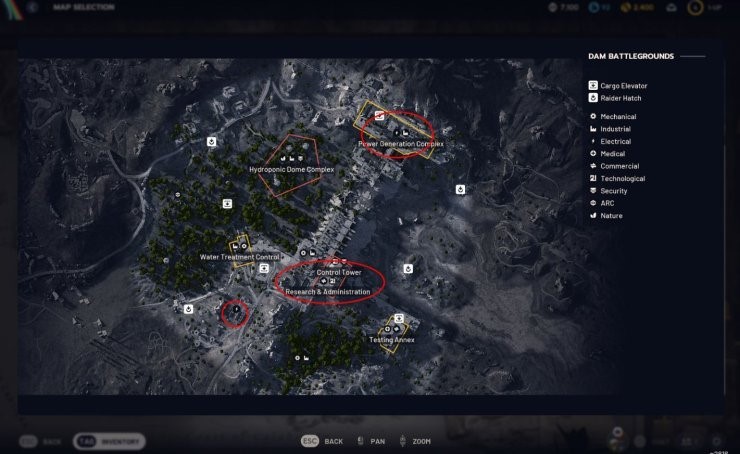 Vị trí kiếm pin trong ARC Raiders