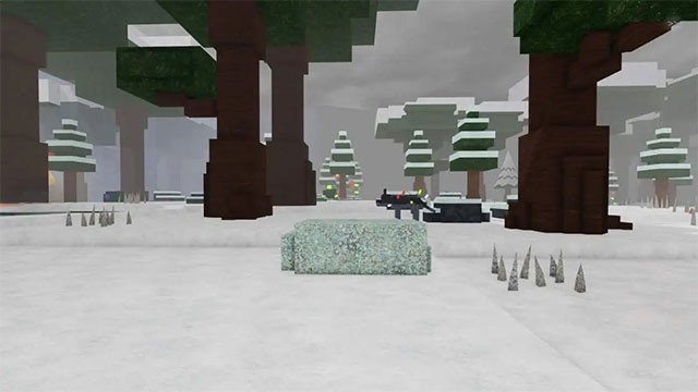 Đèn Giáng Sinh chỉ được sử dụng trong North Pole Biome