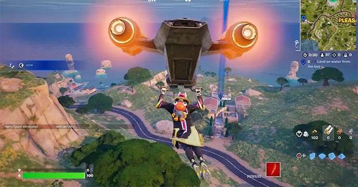 Cách tới Coastal Columns trong Fortnite