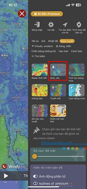 cach tra cuu luong mua tren Windy 6*487124