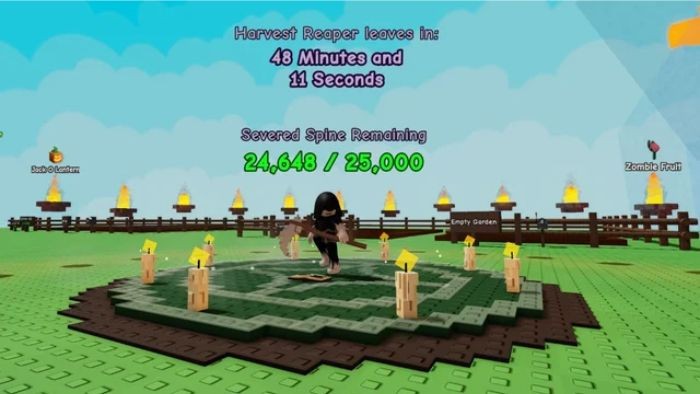 Cách Triệu Hồi Harvest Reaper trong Grow a Garden | Severed Spine