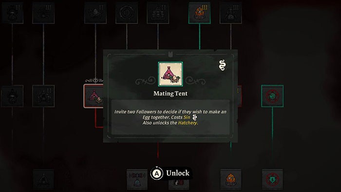 Mating Tent trong Cult of the Lamb