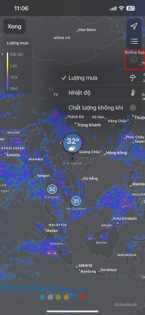 cach xem du bao thoi tiet tren iPhone 13*429118