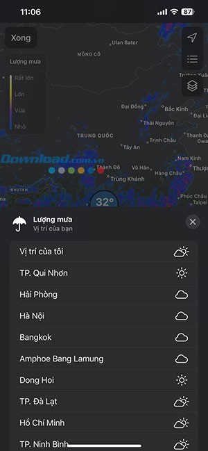 cach xem du bao thoi tiet tren iPhone 14*429117