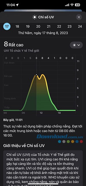 cach xem du bao thoi tiet tren iPhone 6*429107