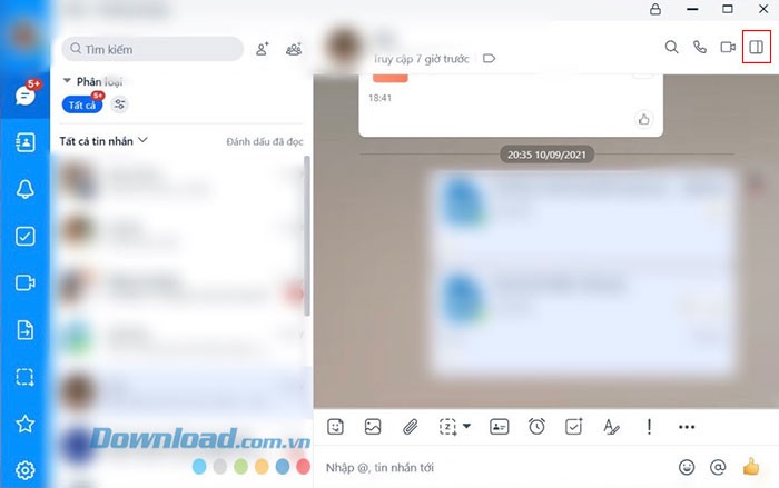 Hướng dẫn xem lại hình ảnh, liên kết, file đã gửi trên Zalo