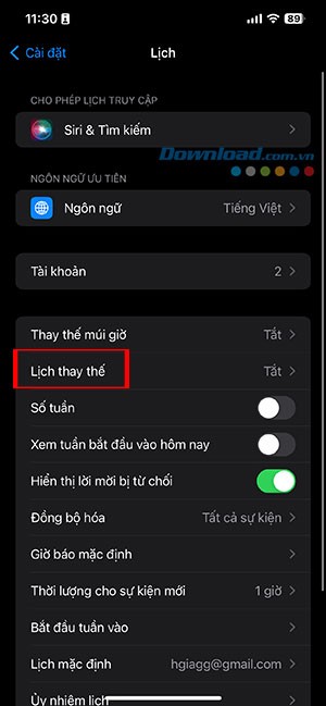 cach xem lich am tren iPhone 2*455454