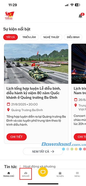 Xem lịch và bản đồ cấm đường dịp 2/9 với A80