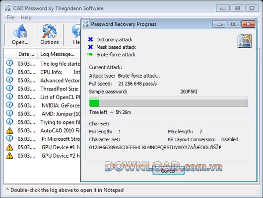CAD Password Recovery
