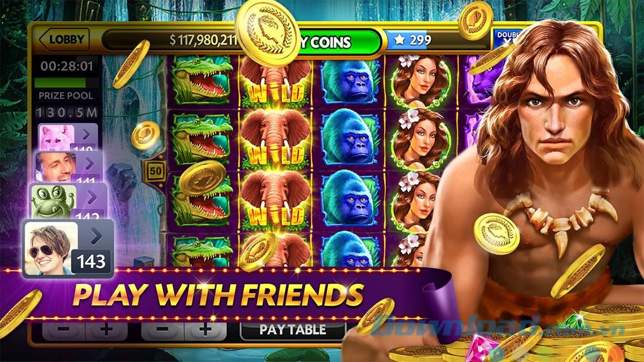 Chơi cùng bạn bè