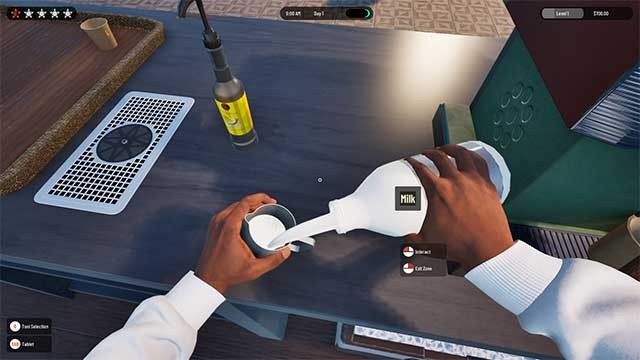 Khi quán phát triển, bạn sẽ mở khóa nguyên liệu, công cụ và công thức pha chế mới