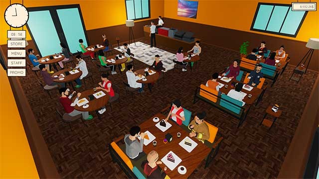 Thiết kế quán cà phê mơ ước của bạn trong game mô phỏng Cafè Manager