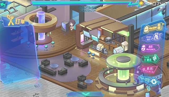 Vào vai chủ một quán cà phê mới trên Mặt Trăng hoang vắng