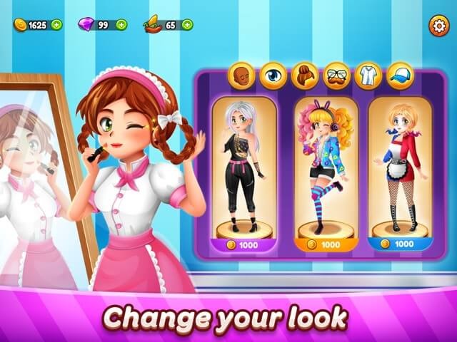 Thay đổi diện mạo cho nhân vật