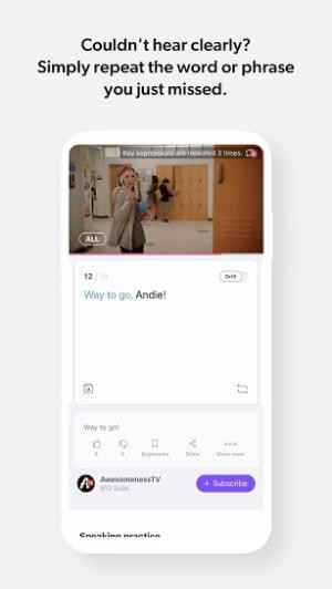 Nghe và nói lại những từ còn thiếu