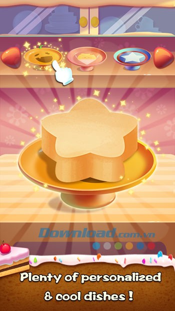 Nhiều đĩa đựng bánh thật đẹp