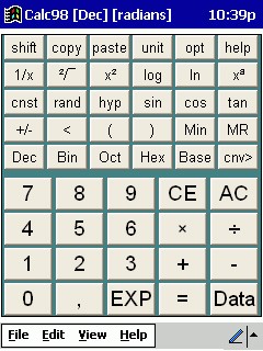 Cài đặt Calc98 trên máy tính