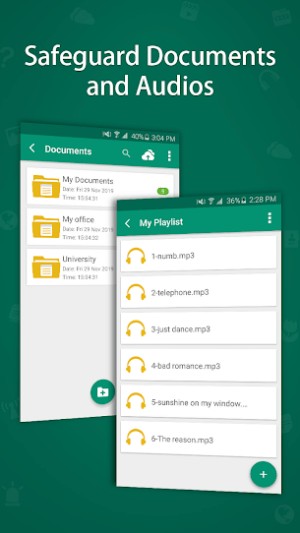 Đảm bảo an toàn cho Audio và tài liệu