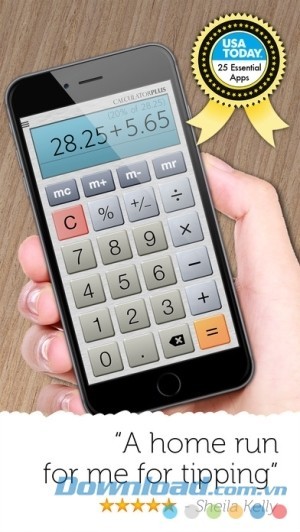 Máy tính thông minh Calculator Plus cho iOS
